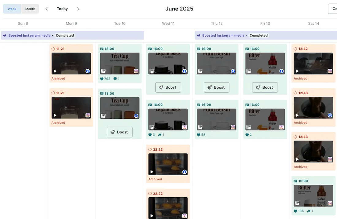 schedule content End-to-End Social Media Management