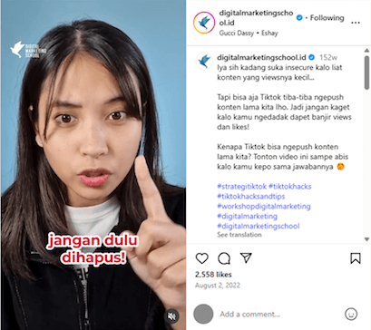 storytelling vid End-to-End Social Media Management