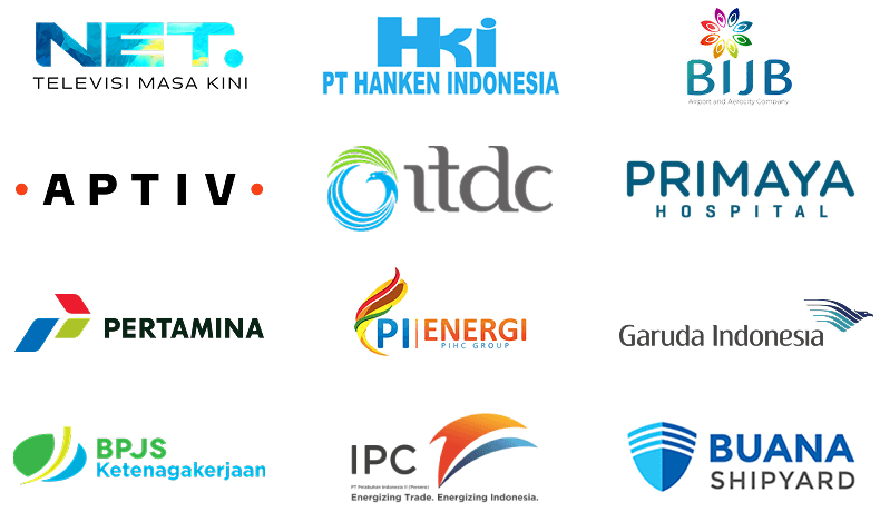 Logo perusahaan yang telah mengikuti sertifikasi K3