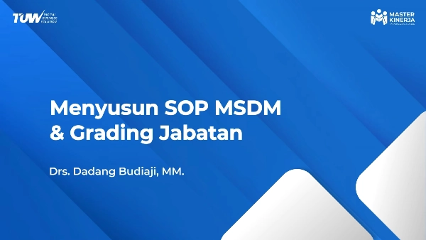 Menyusun Uraian Jabatan